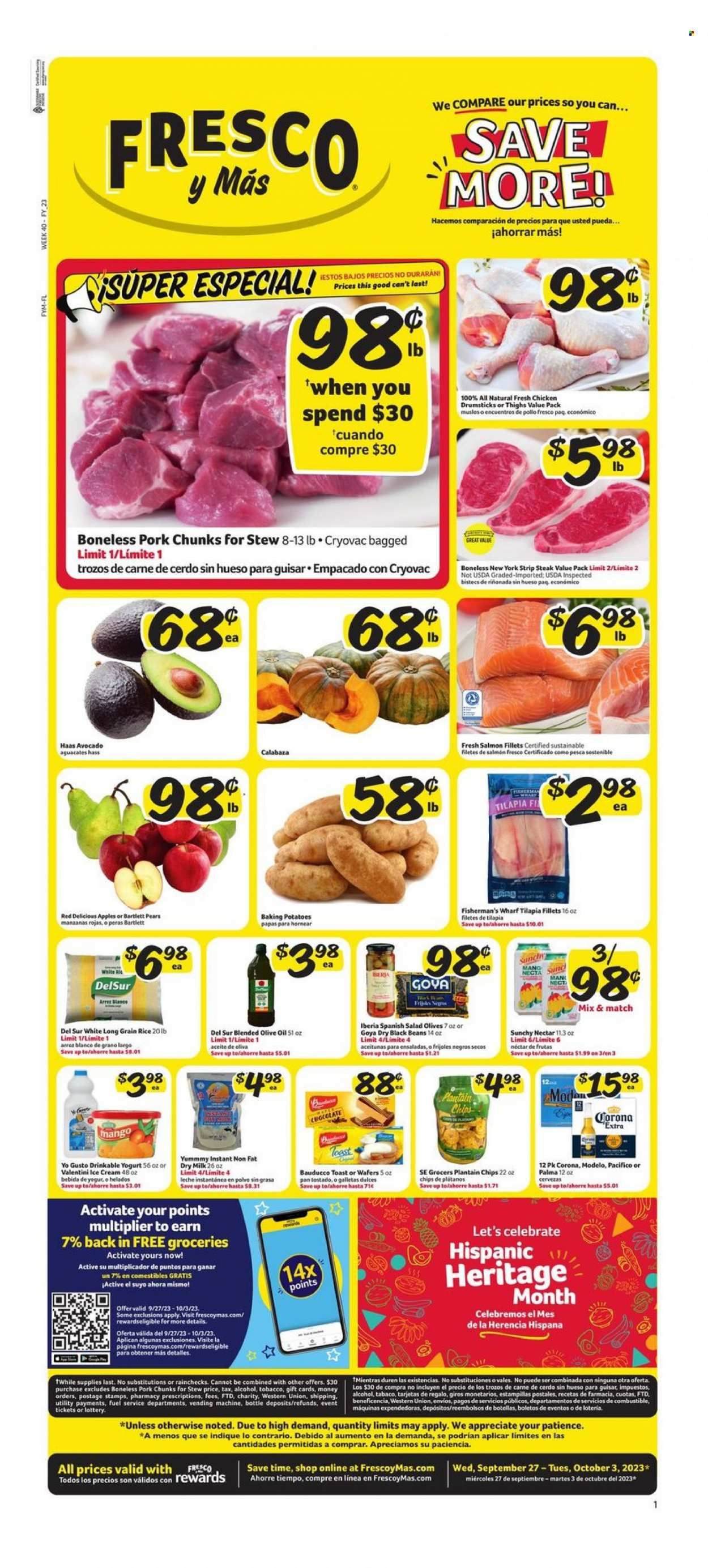 Fresco y Más (FL) Weekly Ad Flyer Specials September 27 to October 3, 2023