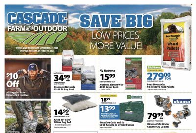 Cascade Farm And Outdoor (OR, WA) Weekly Ad Flyer Specials September 27 to October 10, 2023