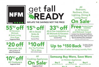 Nebraska Furniture Mart (IA, KS, NE, TX) Weekly Ad Flyer Specials September 27 to October 3, 2023