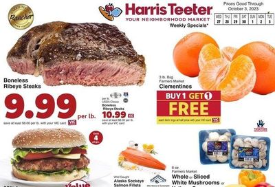 Harris Teeter Weekly Ad Flyer Specials September 27 to October 3, 2023