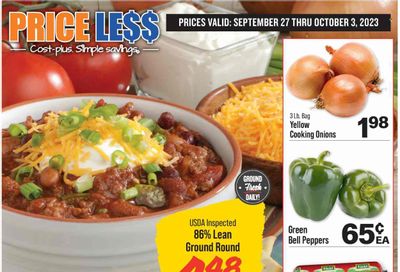 Price Less Foods Weekly Ad Flyer Specials September 27 to October 3, 2023
