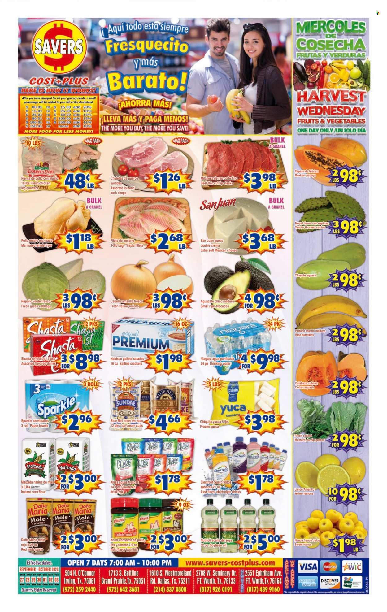 Savers Cost Plus (TX) Weekly Ad Flyer Specials September 27 to October 3, 2023