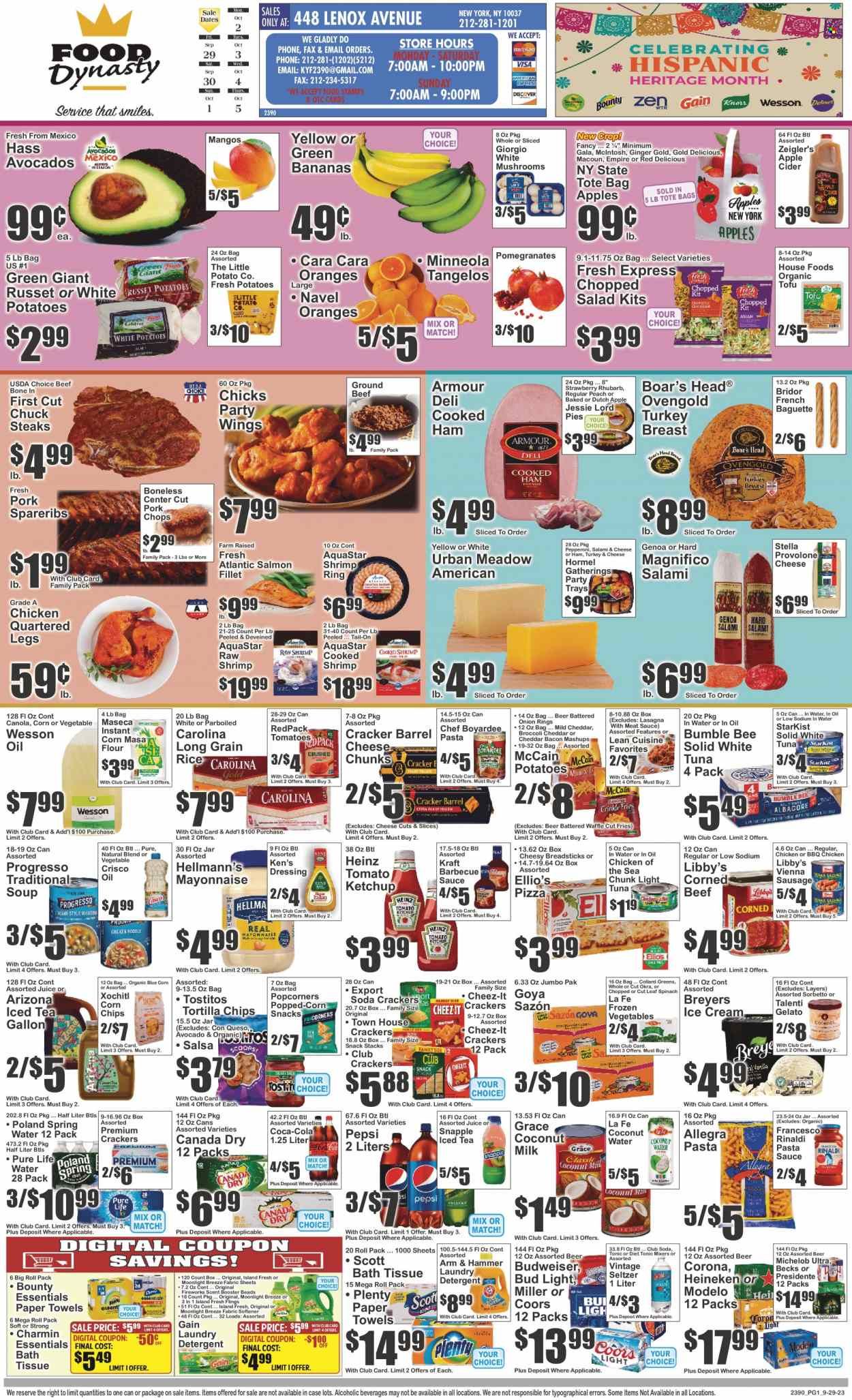 Food Dynasty (NY) Weekly Ad Flyer Specials September 29 to October 5, 2023