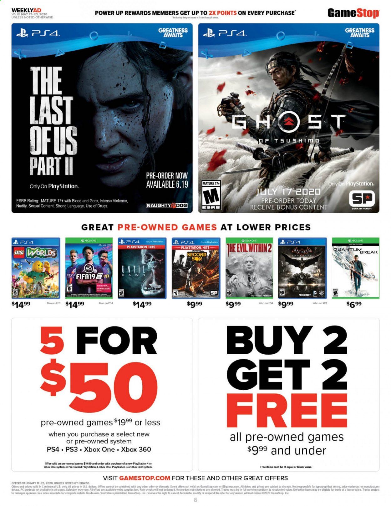 GameStop Weekly Ad & Flyer May 17 to 23
