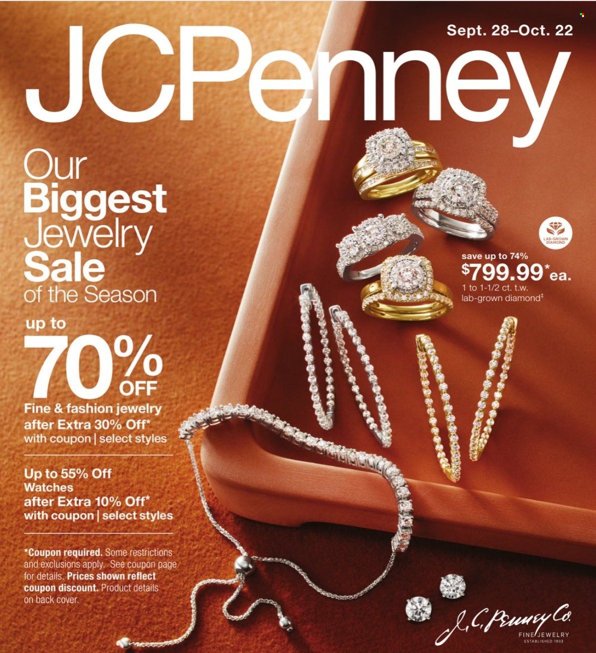 JCPenney Weekly Ad Flyer Specials September 28 to October 22, 2023