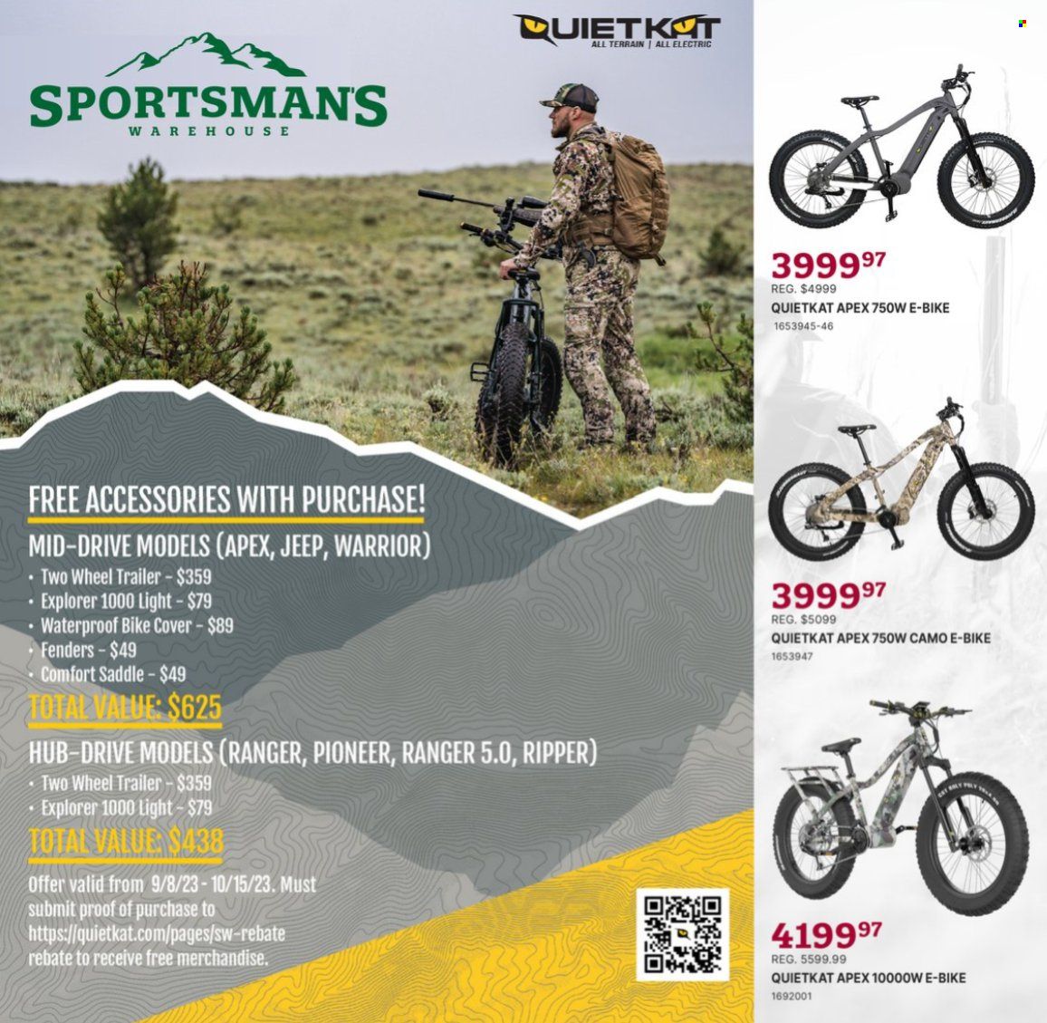 Sportsman's Warehouse Weekly Ad Flyer Specials September 8 to October 15, 2023