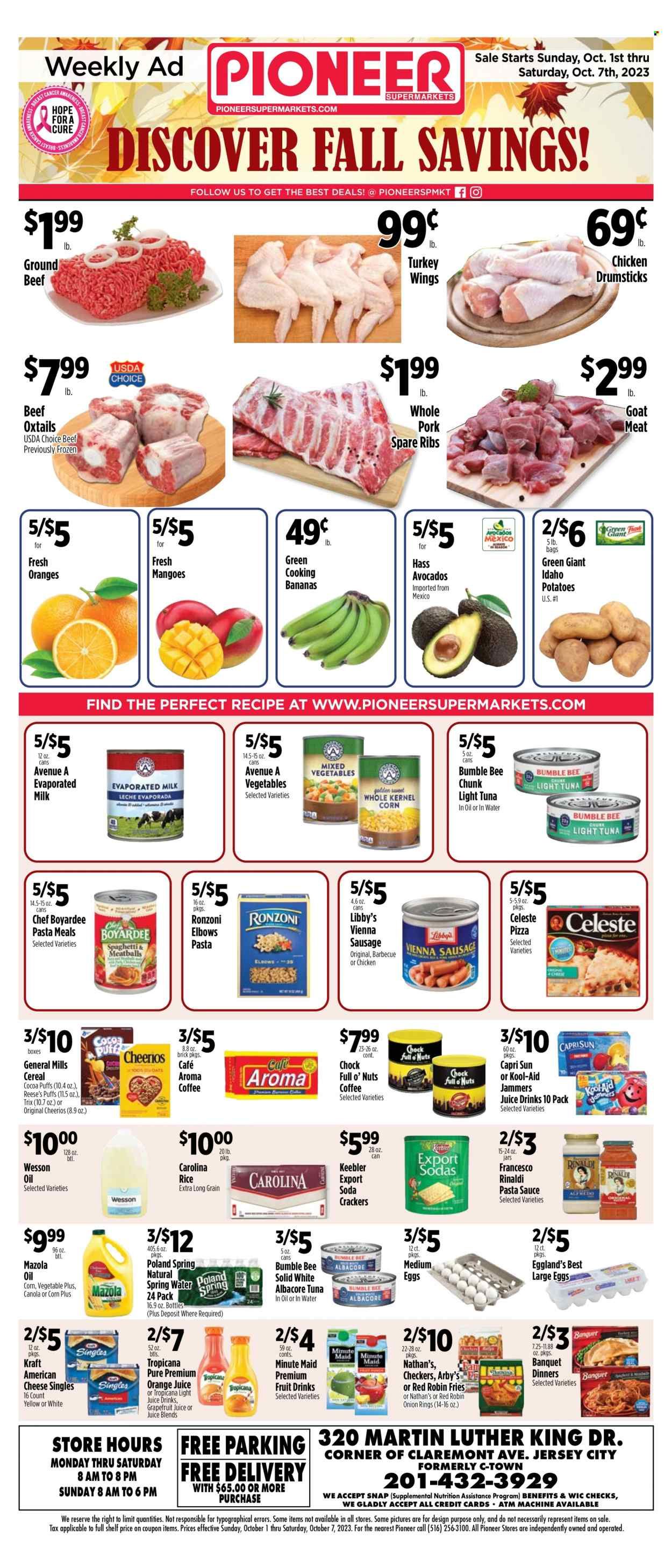 Pioneer Supermarkets (NJ, NY) Weekly Ad Flyer Specials October 1 to October 7, 2023