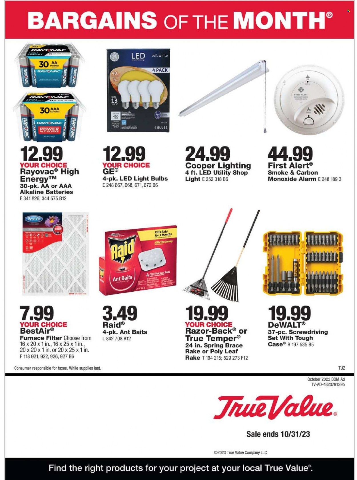 True Value Weekly Ad Flyer Specials October 1 to October 31, 2023