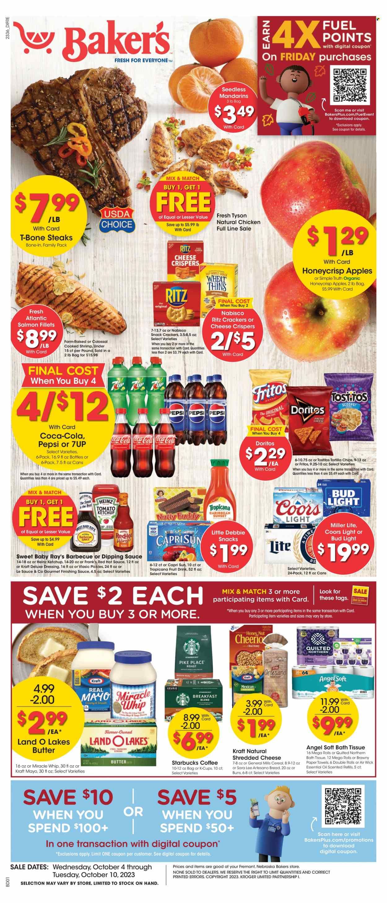 Baker's (NE) Weekly Ad Flyer Specials October 4 to October 10, 2023
