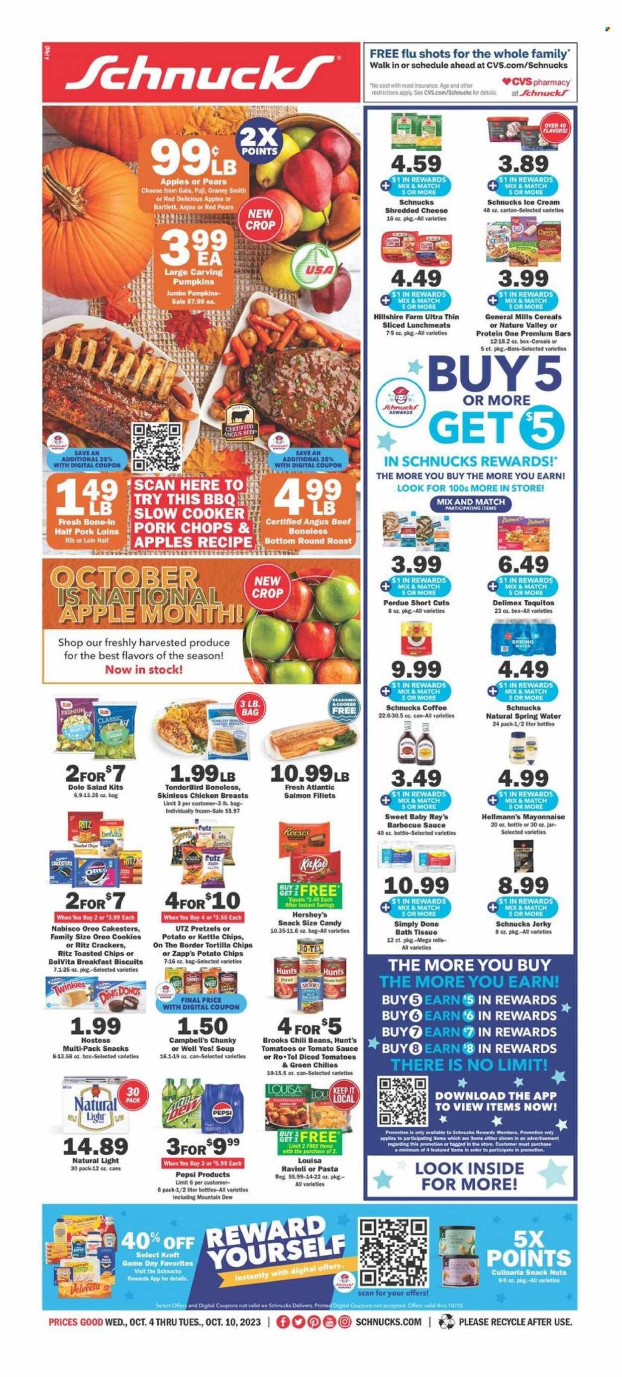 Schnucks (IA, IL, IN, MO) Weekly Ad Flyer Specials October 4 to October 10, 2023