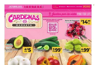 Cardenas (CA, NV) Weekly Ad Flyer Specials October 4 to October 10, 2023