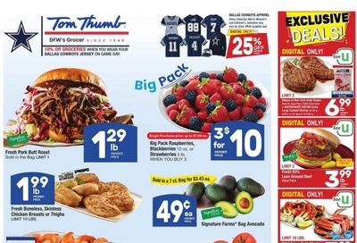 Tom Thumb (TX) Weekly Ad Flyer Specials October 4 to October 10, 2023