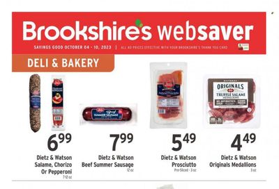 Brookshires (AR, LA, TX) Weekly Ad Flyer Specials October 4 to October 10, 2023