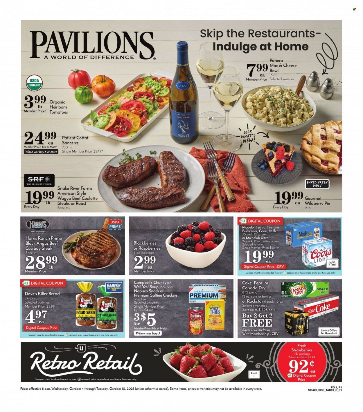 Pavilions (CA) Weekly Ad Flyer Specials October 4 to October 10, 2023