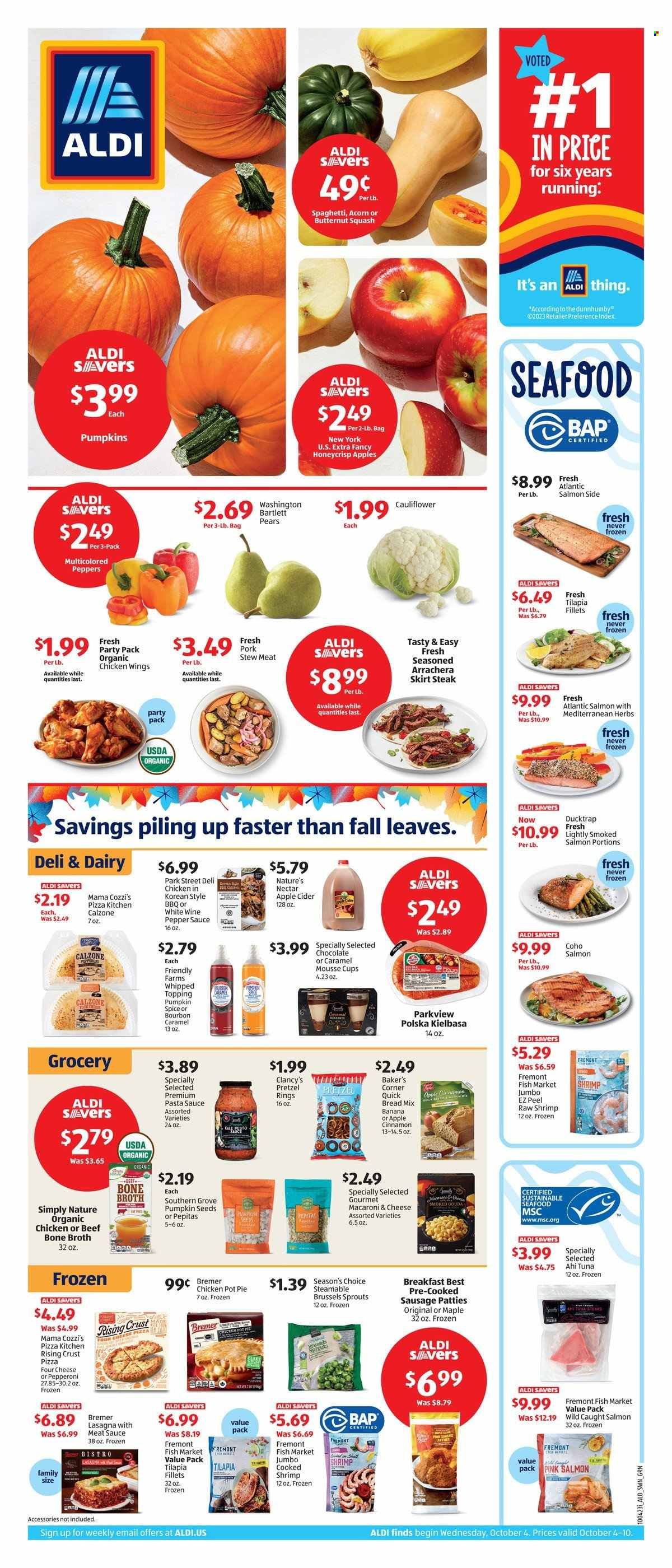 ALDI (CT, RI, VT) Weekly Ad Flyer Specials October 4 to October 10, 2023