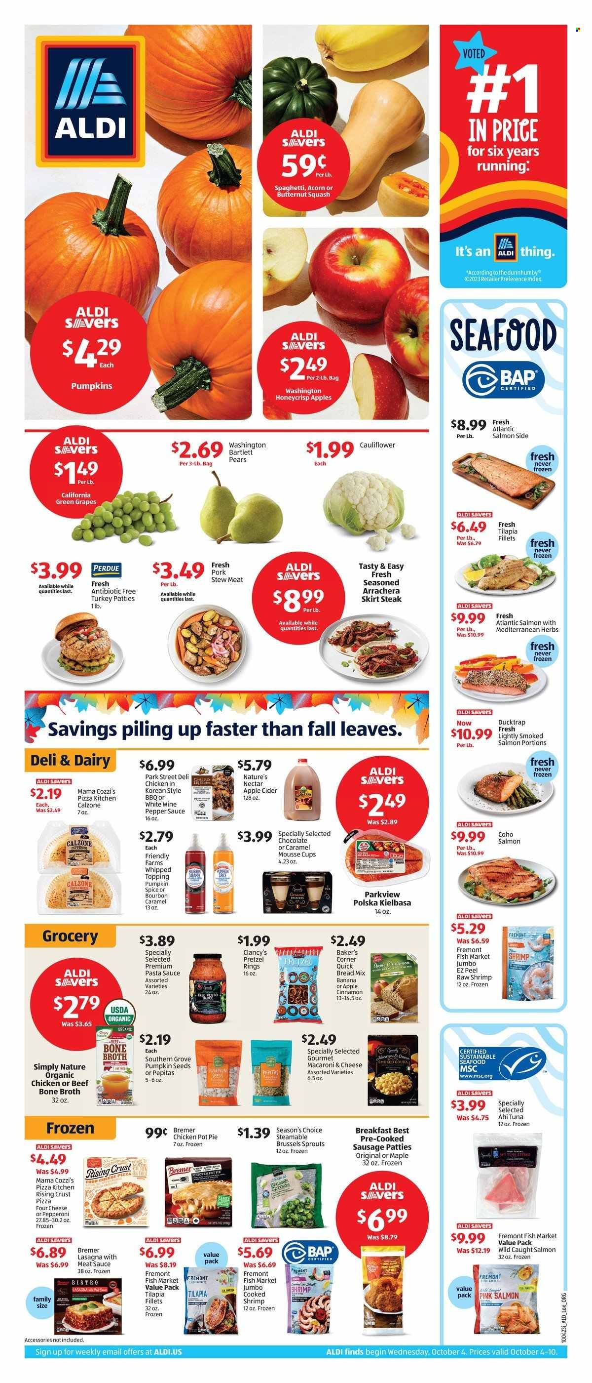 ALDI (LA) Weekly Ad Flyer Specials October 4 to October 10, 2023