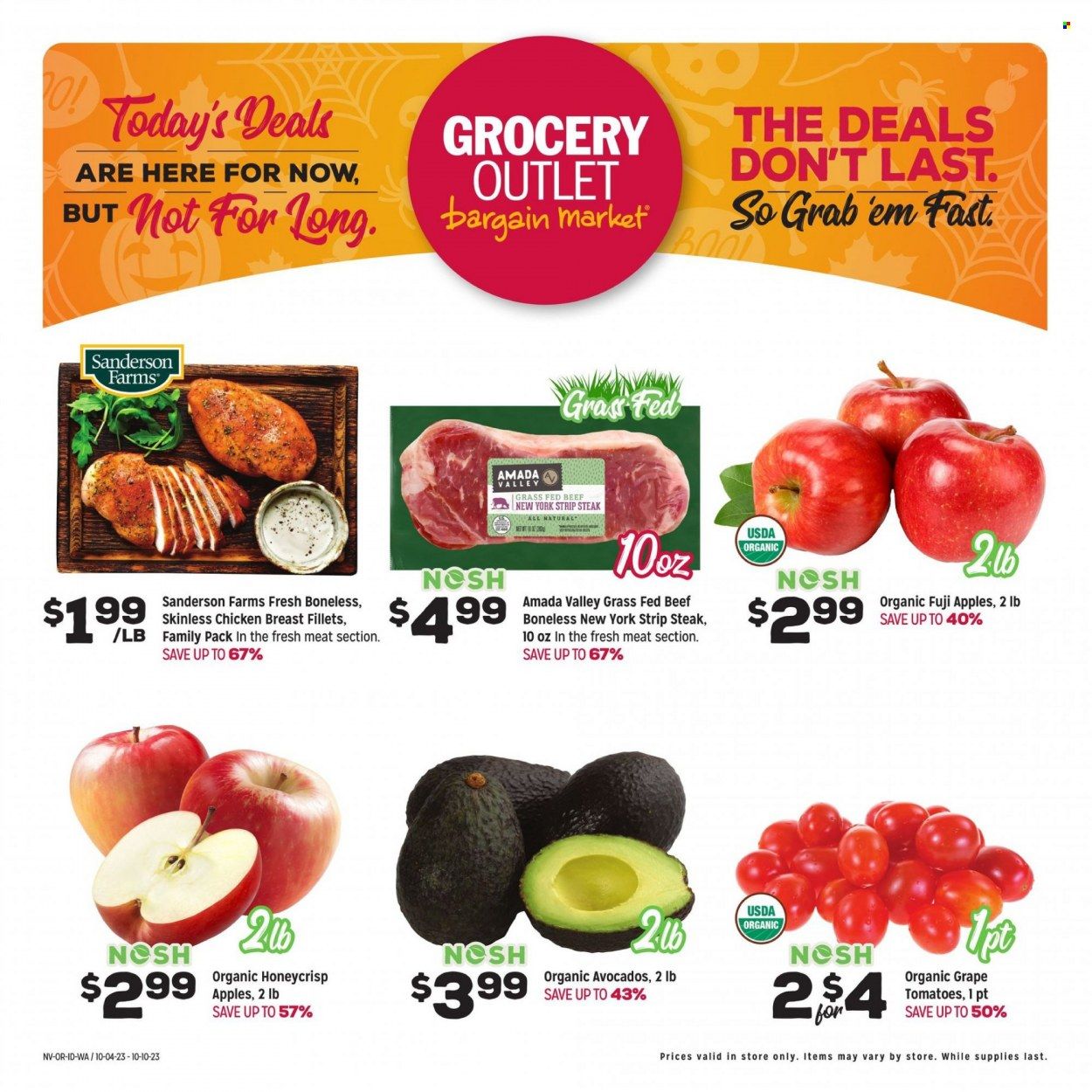 Grocery Outlet (CA, ID, OR, PA, WA) Weekly Ad Flyer Specials October 4 to October 5, 2023