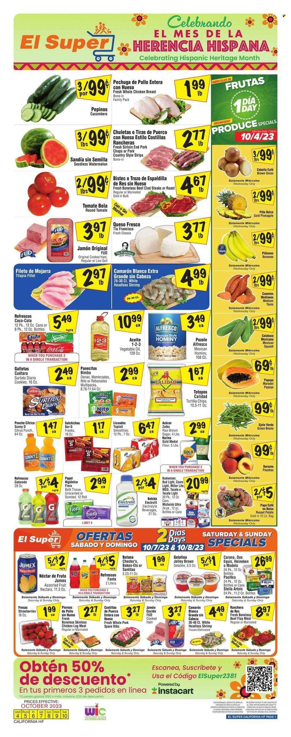 El Super (CA) Weekly Ad Flyer Specials October 4 to October 10, 2023