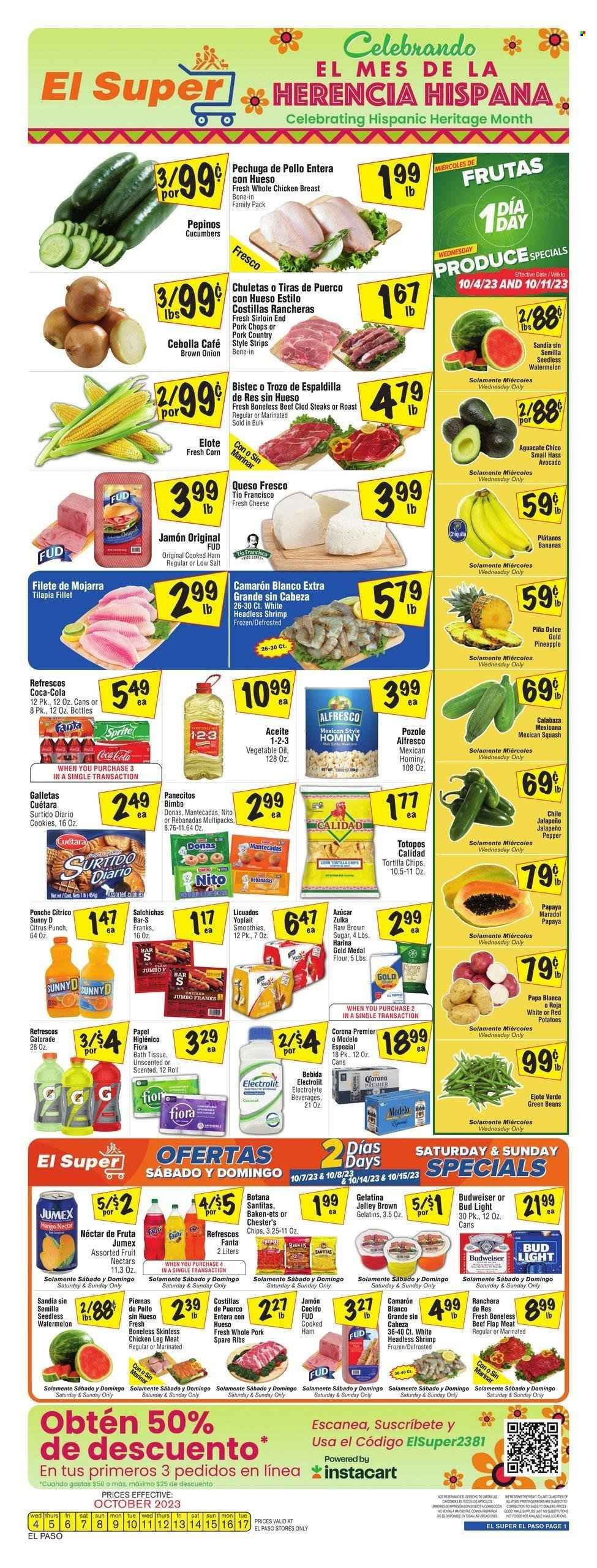 El Super (TX) Weekly Ad Flyer Specials October 4 to October 17, 2023