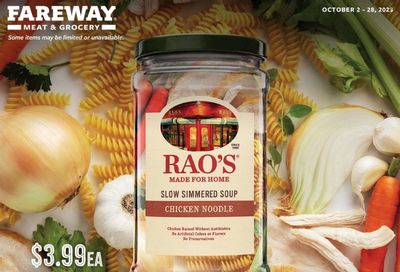 Fareway (IA) Weekly Ad Flyer Specials October 2 to October 28, 2023