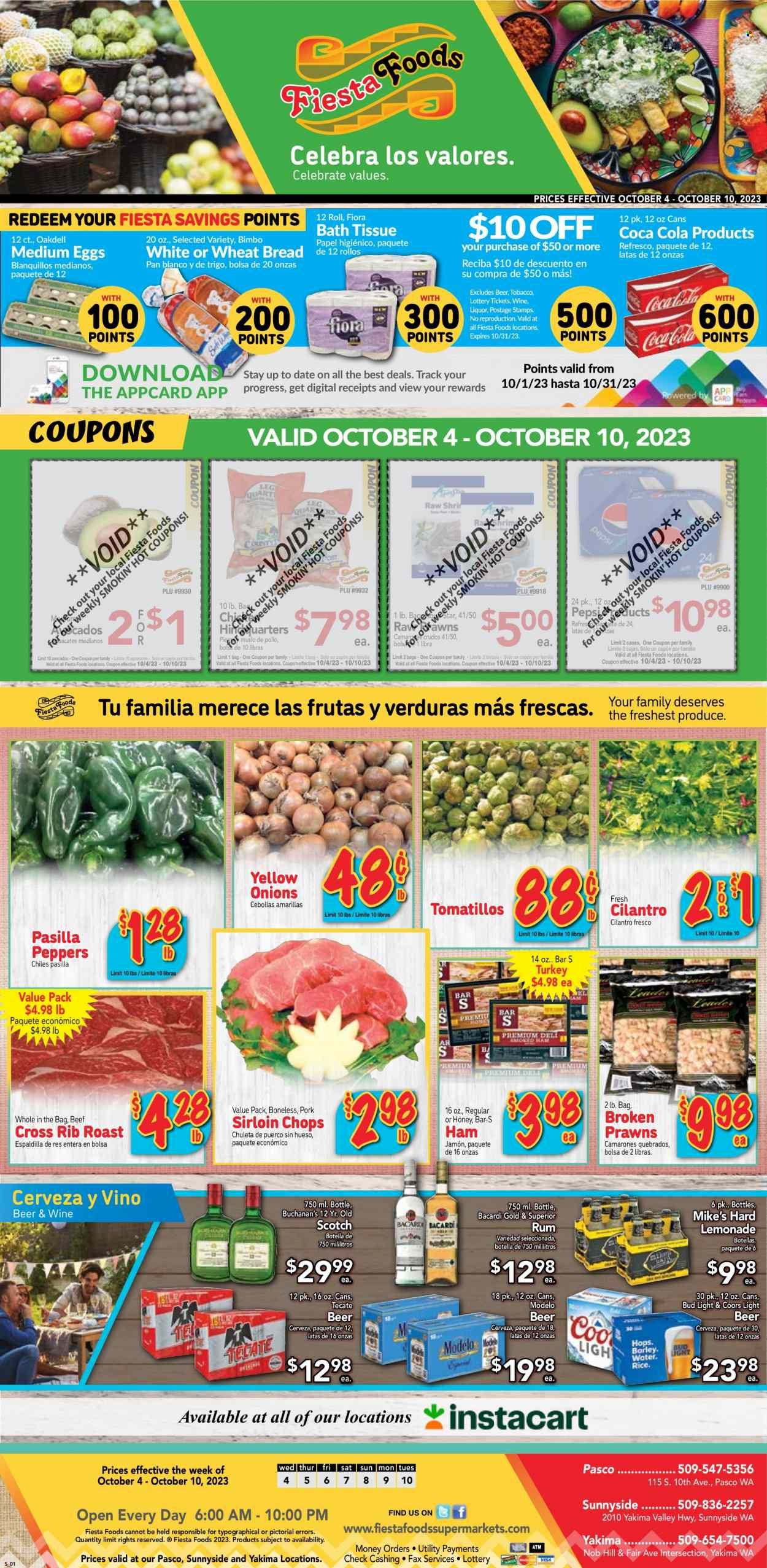 Fiesta Foods SuperMarkets (WA) Weekly Ad Flyer Specials October 4 to October 10, 2023