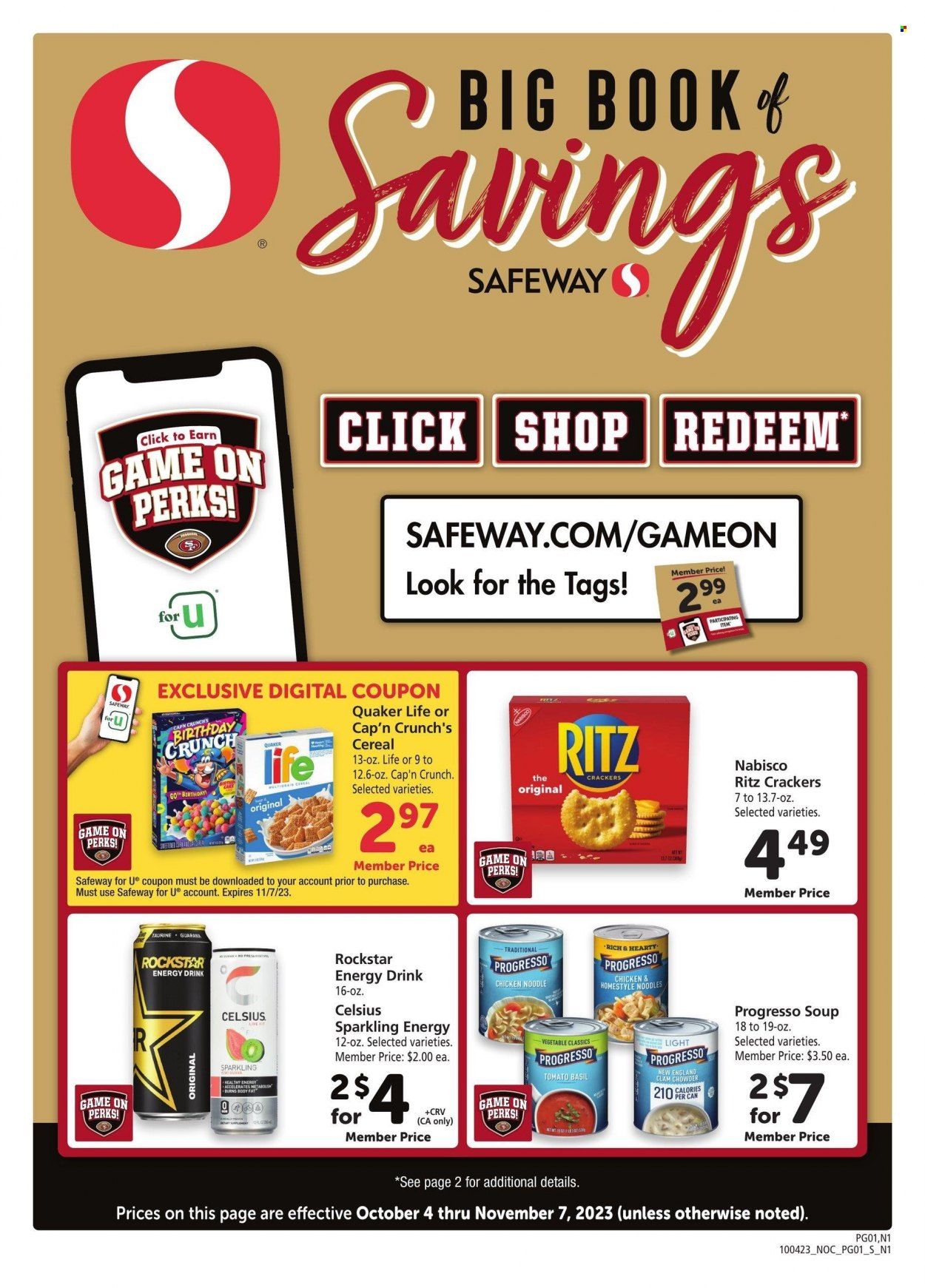 Safeway (CA) Weekly Ad Flyer Specials October 4 to November 7, 2023