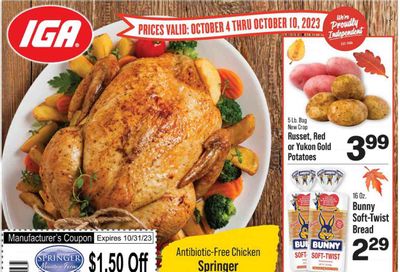 IGA (IN) Weekly Ad Flyer Specials October 4 to October 10, 2023