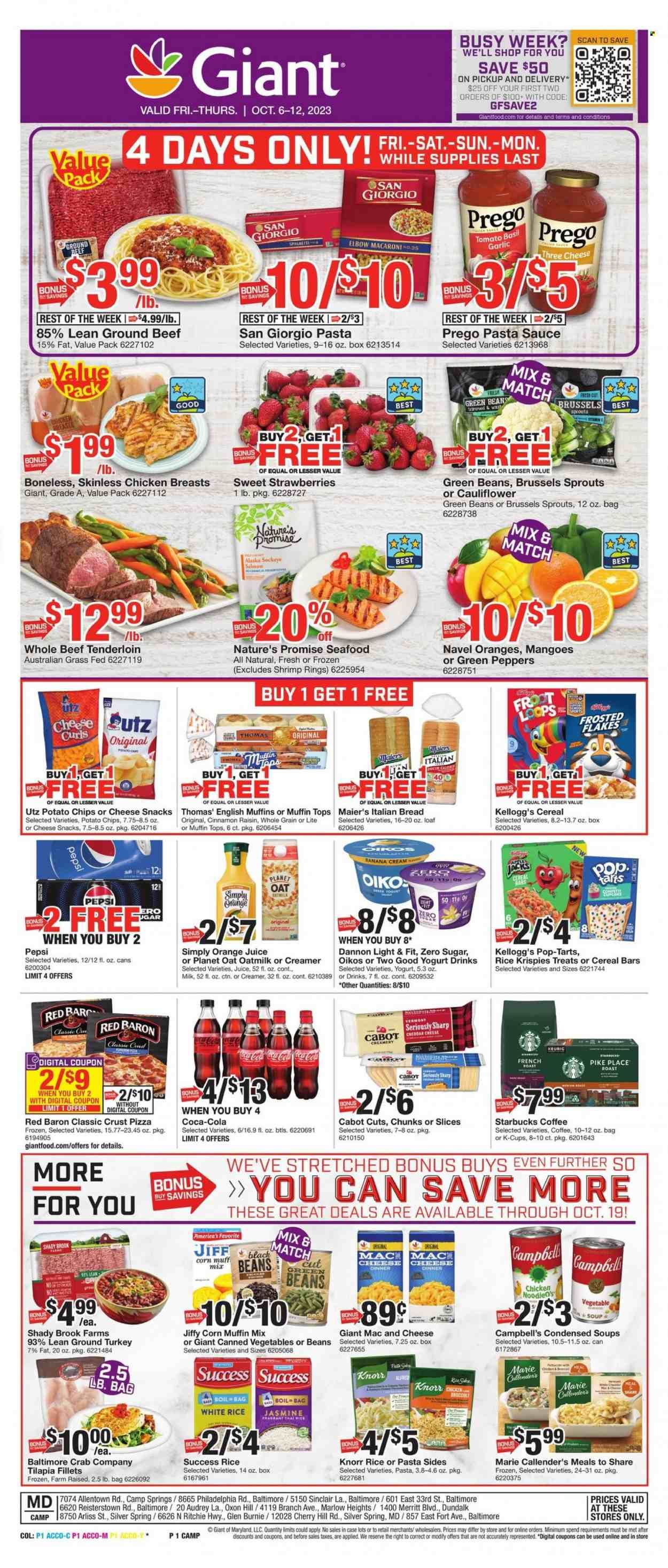 Giant Food (DE, MD, VA) Weekly Ad Flyer Specials October 6 to October 12, 2023