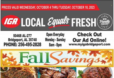 IGA (50) Weekly Ad Flyer Specials October 4 to October 10, 2023