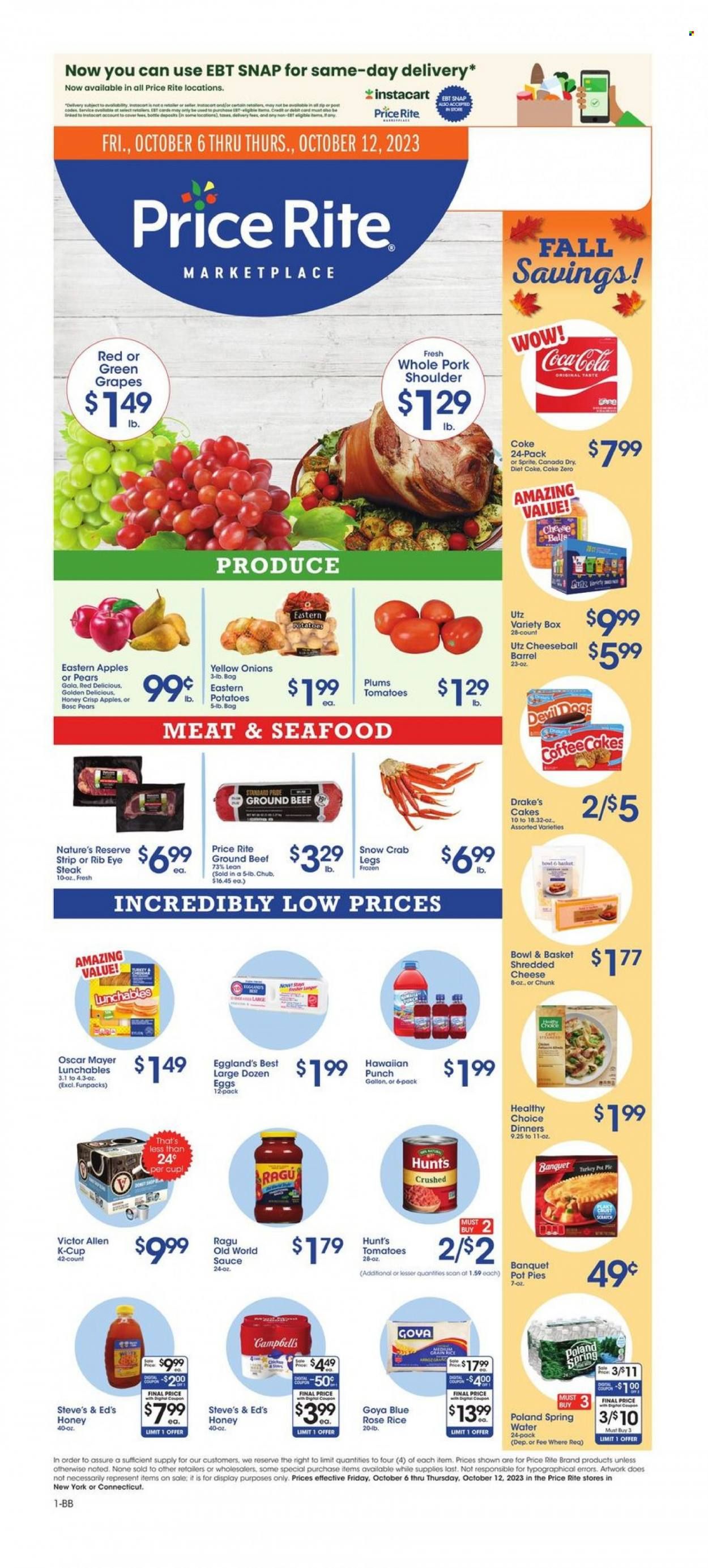 Price Rite (CT, MA, MD, NH, NJ, NY, PA, RI) Weekly Ad Flyer Specials October 6 to October 12, 2023