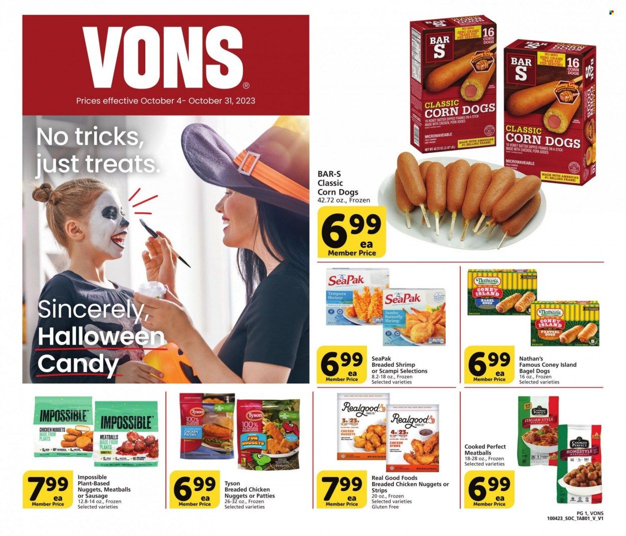 Vons (CA) Weekly Ad Flyer Specials October 4 to October 31, 2023