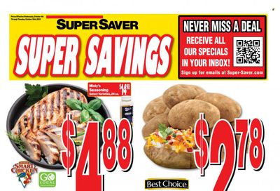 Super Saver Weekly Ad Flyer Specials October 4 to October 10, 2023