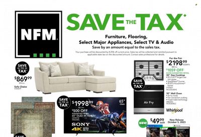 Nebraska Furniture Mart (IA, KS, NE, TX) Weekly Ad Flyer Specials October 4 to October 11, 2023