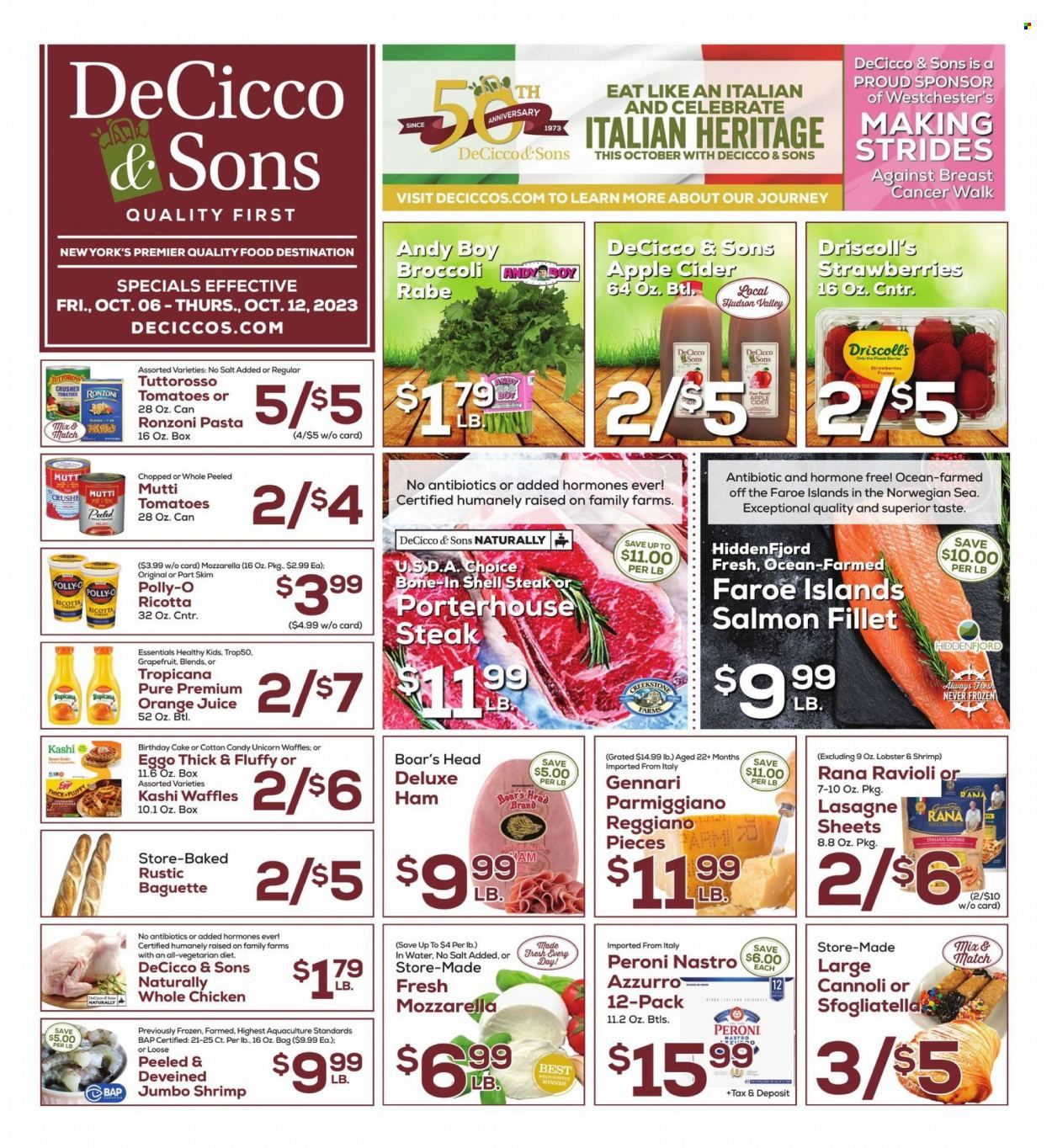 DeCicco & Sons (NY) Weekly Ad Flyer Specials October 6 to October 12, 2023