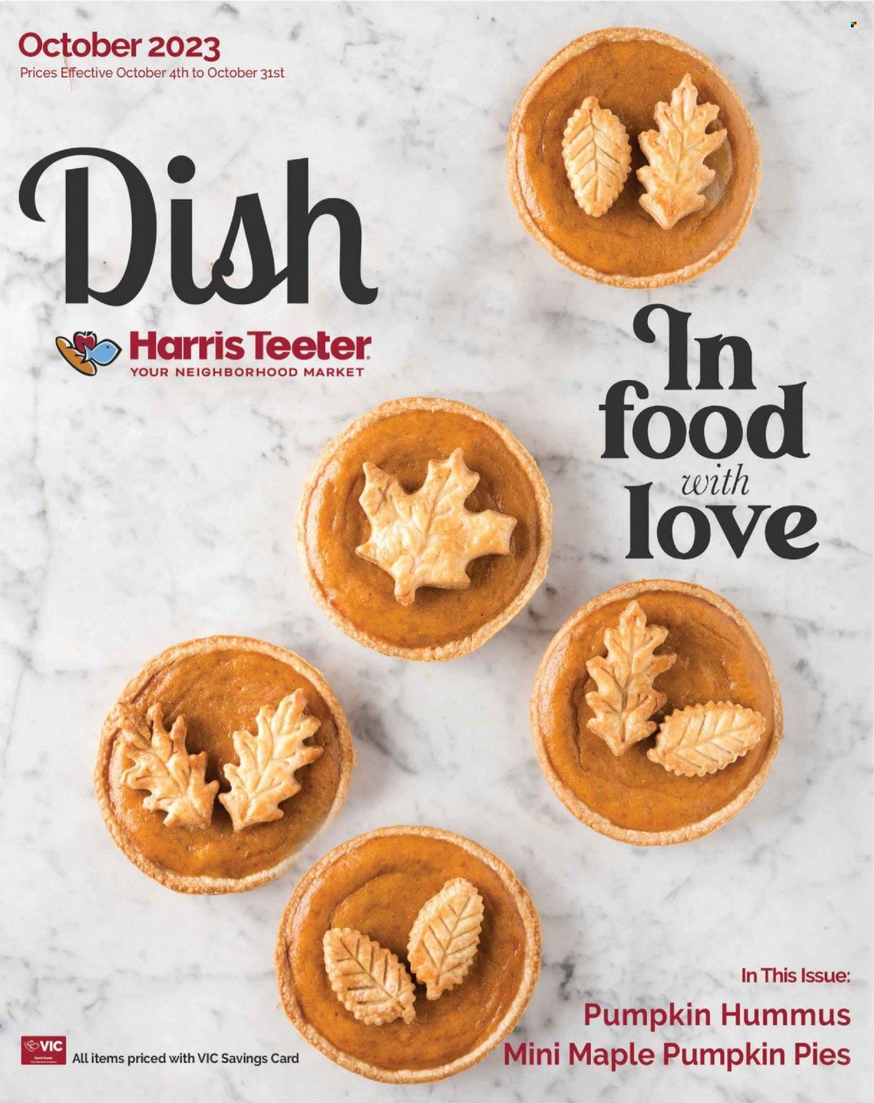 Harris Teeter Weekly Ad Flyer Specials October 4 to October 31, 2023