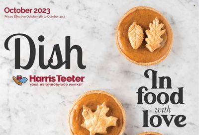 Harris Teeter Weekly Ad Flyer Specials October 4 to October 31, 2023
