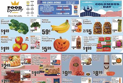 Food Dynasty (NY) Weekly Ad Flyer Specials October 6 to October 12, 2023