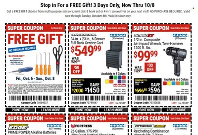 Harbor Freight Weekly Ad Flyer Specials October 6 to October 8, 2023