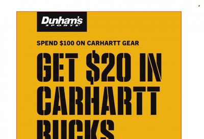 Dunham's Sports Weekly Ad Flyer Specials October 7 to October 12, 2023