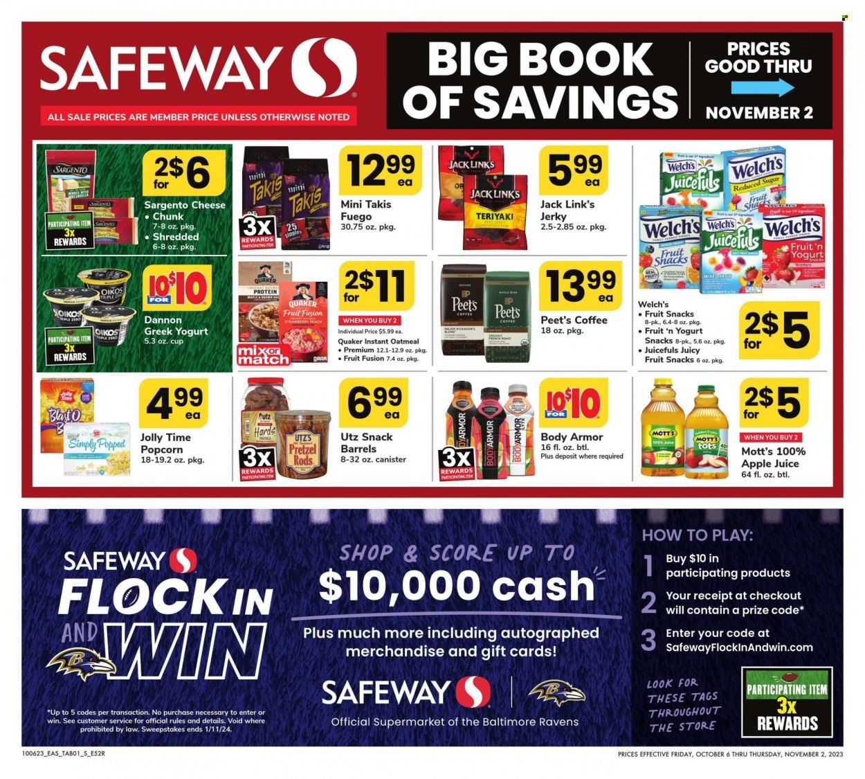 Safeway (MD) Weekly Ad Flyer Specials October 6 to November 2, 2023