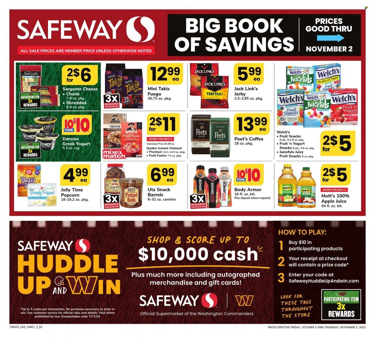 Safeway (VA) Weekly Ad Flyer Specials October 6 to November 2, 2023