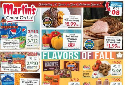 Martin’s (IN, MI) Weekly Ad Flyer Specials October 8 to October 14, 2023