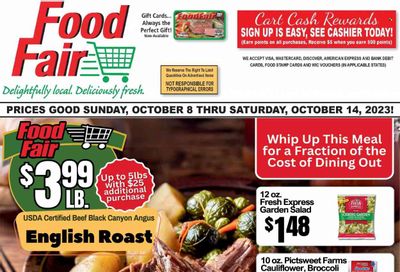 Food Fair Market (KY, OH, WV) Weekly Ad Flyer Specials October 8 to October 14, 2023