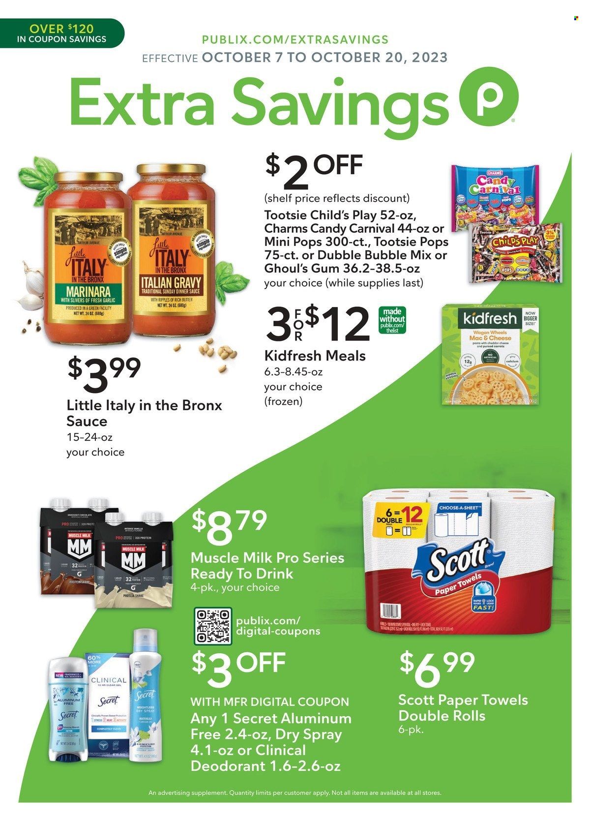 Publix (AL, FL, GA, NC, SC, TN) Weekly Ad Flyer Specials October 7 to October 20, 2023