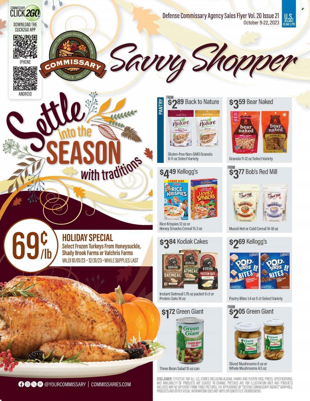 Commissary Weekly Ad Flyer Specials October 9 to October 22, 2023