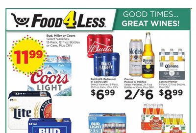 Food 4 Less (CA) Weekly Ad Flyer Specials October 11 to November 7, 2023
