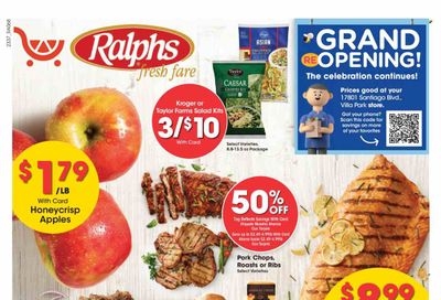 Ralphs (CA) Weekly Ad Flyer Specials October 11 to October 17, 2023