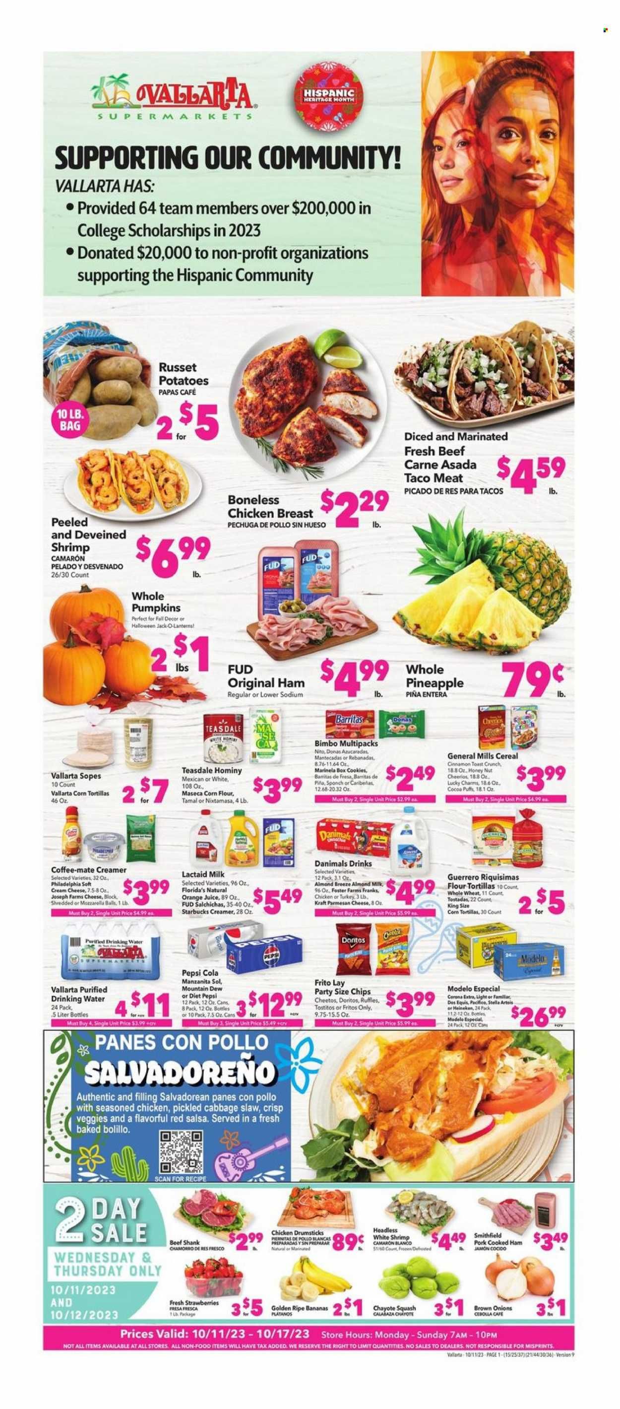 Vallarta (CA) Weekly Ad Flyer Specials October 11 to October 17, 2023
