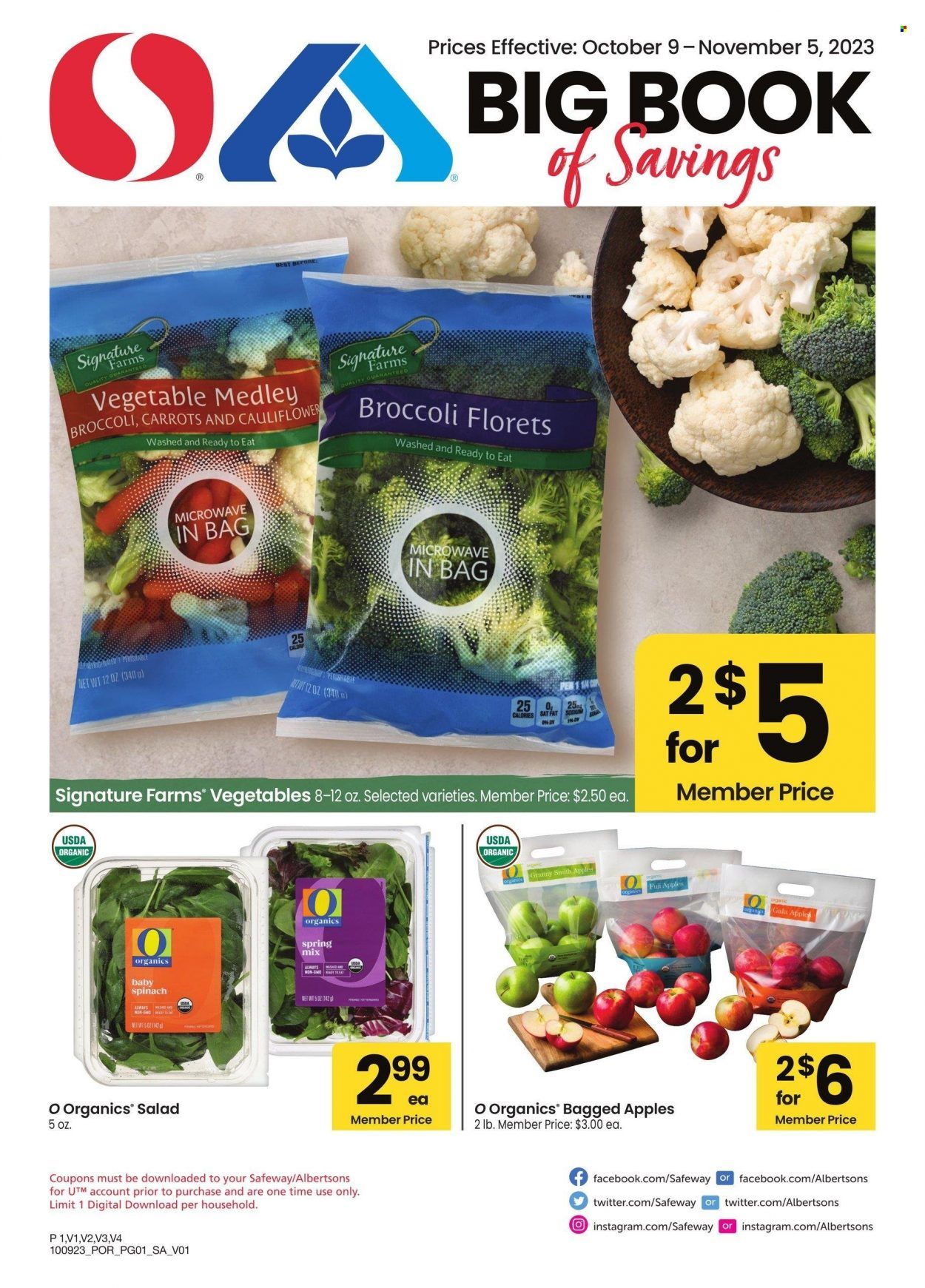 Safeway (OR, WA) Weekly Ad Flyer Specials October 9 to November 5, 2023