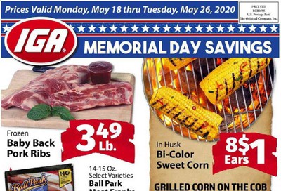 IGA (Indiana) Weekly Ad & Flyer May 18 to 26